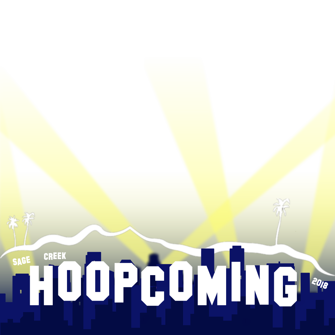 The 2018 Hoopcoming geofilter created by Joey Babcock.